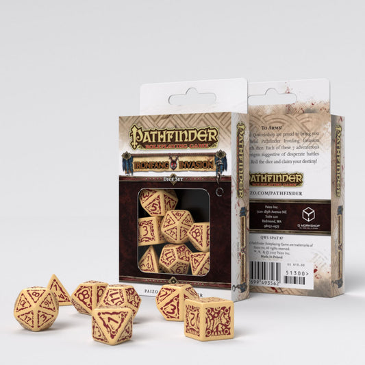 Q-Workshop Pathfinder Dice Set : Ironfang Invasion