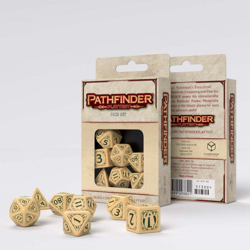 Q-Workshop Pathfinder Dice Set : Playtest