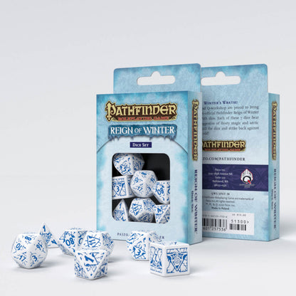 Q-Workshop Pathfinder Dice Set : Reign of Winter