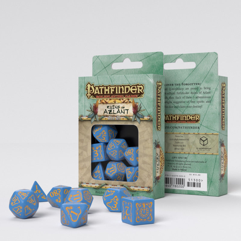 Q-Workshop Pathfinder Dice Set : Ruins of Azlant