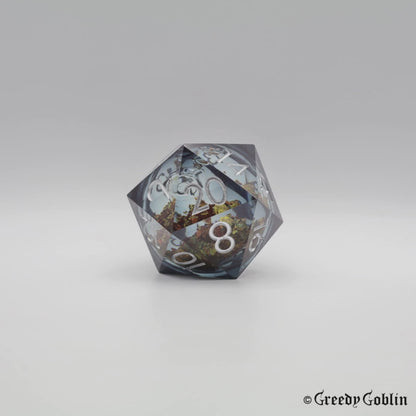 Liquid Core Dice (Gold Foil)