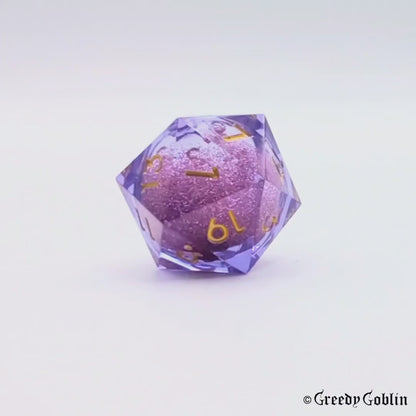 Liquid Core Dice Set (Purple Dust)